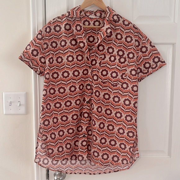 POOLSIDE BOYFRIEND//We The Free Poolside Boyfriend Shirt - Picture 1 of 2